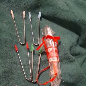 Holiday Time Red and Green Drink Stirrers